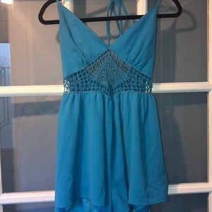 Beautiful blue romper